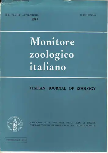 Monitore zoologico italiano (Vol. IX / XI / XIX). 