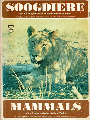 Soogdiere van die Krugerwildtuin en ander Nasionale Parke. Mammals of the Kruger und other National Parks. Tenth Edition. 