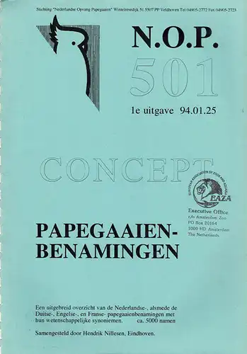 Papegaaien-benamingen. 