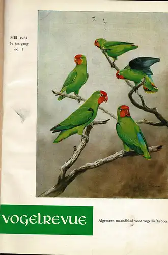 Vogelrevue 1964-66, 1967 (2 e jg. no.. 1, 10, 11 / 3e jg. no. 1-11 / 4e jg. 1-7; 4e jg. 8-11; 5e jg. 1-2). 