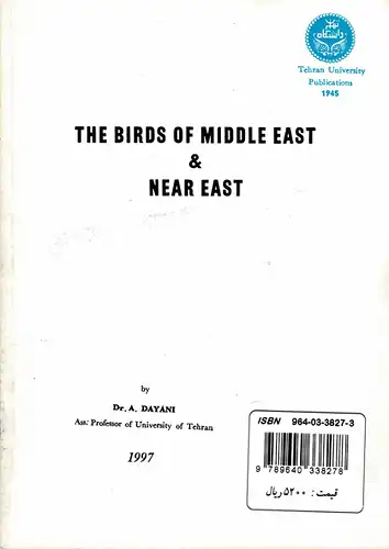The Birds of Middle East & Near East. 