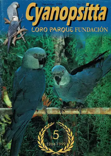 Cyanopsitta - Zeitschrift der Loro Parque Fundacion, Nr. 55, Mär. 1999. 