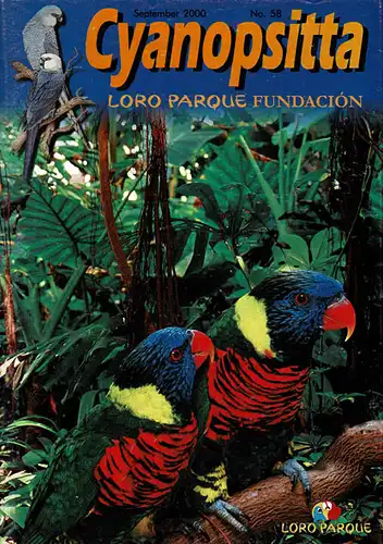 Cyanopsitta - Zeitschrift der Loro Parque Fundacion, Nr. 58, Sep. 2000. 