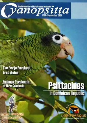 Cyanopsitta - Zeitschrift der Loro Parque Fundacion, Nr. 86, 2007. 
