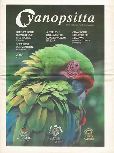 Cyanopsitta - Zeitschrift der Loro Parque Fundacion, Nr. 113, 2018. 