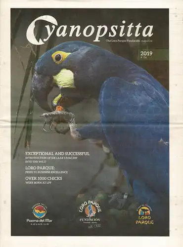 Cyanopsitta - Zeitschrift der Loro Parque Fundacion, Nr. 114, 2019. 