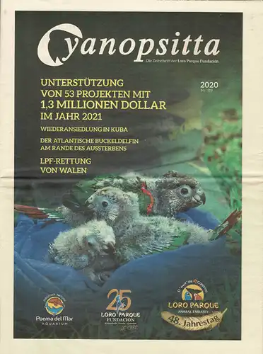 Cyanopsitta - Zeitschrift der Loro Parque Fundacion, Nr. 119, 2020. 