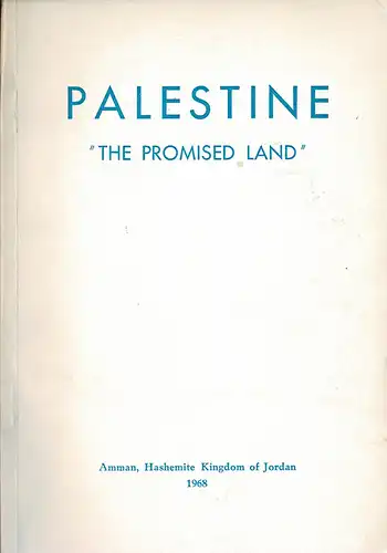 Palestine. "The Promised Land". 