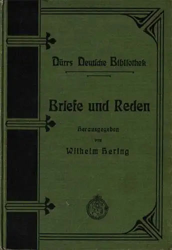 Briefe und Reden. 2., durchgesehene Auflage. 