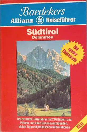 Baedekers Allianz Reisef?hrer S?dtirol Dolomiten. Mit gro?er Reisekarte. 