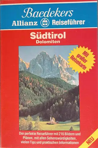 Baedekers Allianz Reiseführer Südtirol Dolomiten. Mit großer Reisekarte. 