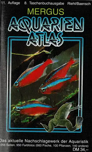 Aquarienatlas 11. Aufl., 8. TB-Ausgabe. 