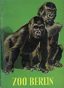 Wegweiser (Gorillas) - Tierverzeichnis hinten.