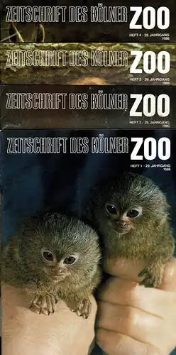 Die Zeitschrift des Kölner Zoos, H. 1-4, 29. JG. 