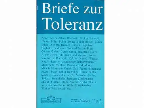 Briefe zur Toleranz. 