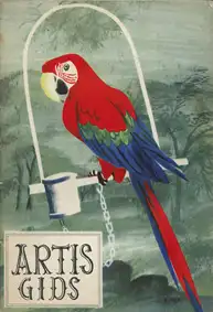 Gids (Zeichnung Ara), mit Faltplan (Plan mit Blau).