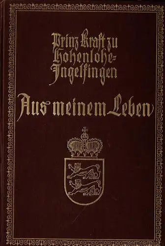 Aus meinem Leben. Aufzeichnungen aus den Jahren 1848-1871, Jubil„ums-Ausgabe. 