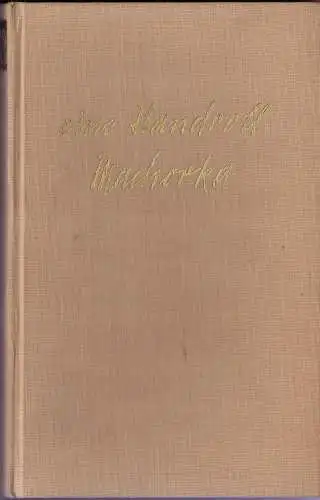 Eine Handvoll Machorka. Roman aus Russland. 