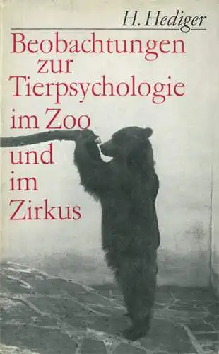 Beobachtungen zur Tierpsychologie im Zoo und im Zirkus, neue erweiterte Ausgabe, 1. Auflage (Berlin, 1979). 