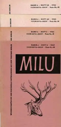 Milu Band 6, komplett Hefte 1 - 6. 