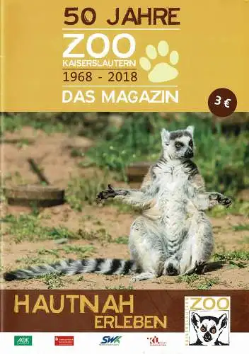 50 Jahre Zoo Kaiserslautern 1968-2018. Das Magazin. 