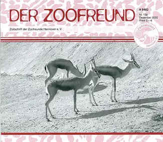 Der Zoofreund - Zeitschrift d. Zoofreunde Hannover; Nr. 138. 