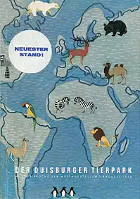 Wegweiser, 1. Auflage (Zeichnung Kontinente und Tiere mit Aufkleber "Neuester Stand" und Beilage 48Seiten). 