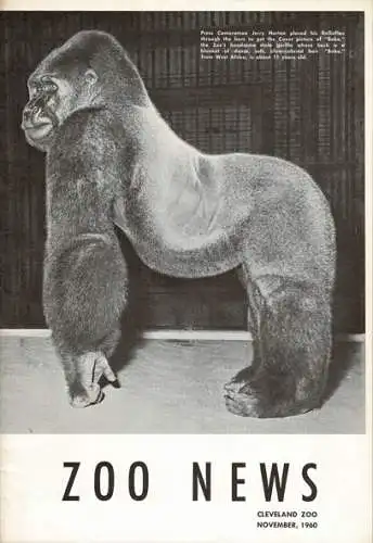 Zoo News, November 1960. 