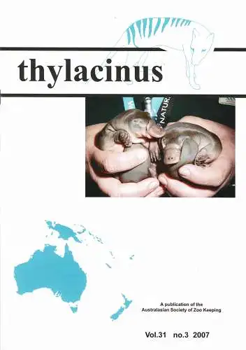 Thylacinus, Vol.31, no.3. 