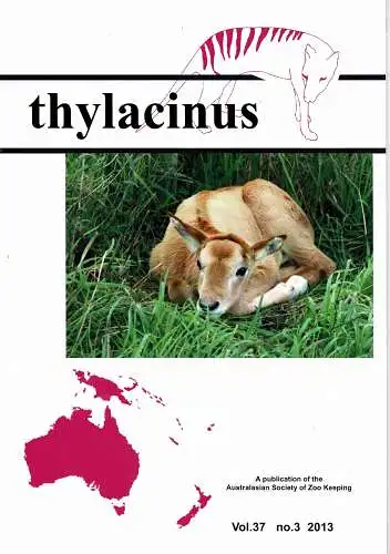 Thylacinus, Vol.37, no.3. 