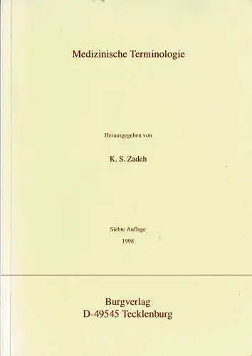 Medizinische Terminologie. 