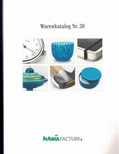 Manufactum Warenkatalog Nr. 28. 