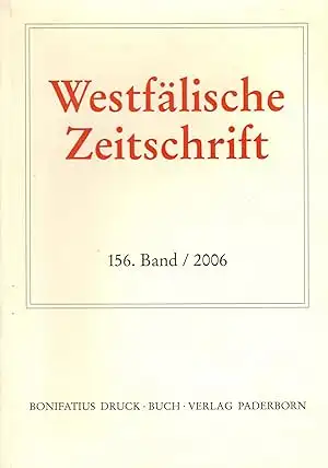 Westf?lische Zeitschrift. 156. Band / 2006. 