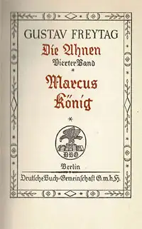 Marcus K?nig = Die Ahnen, 4. Band. 