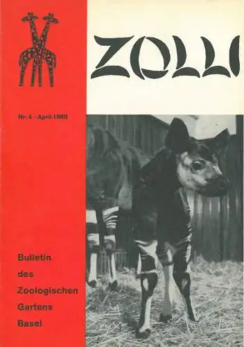 Zolli Bulletin Nr. 4 April 1960. 