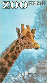 Kurzführer mit Lageplänen des alten und neuen Zoos (Giraffe). 