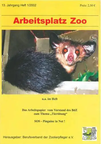 Arbeitsplatz Zoo Heft 1-2002. 