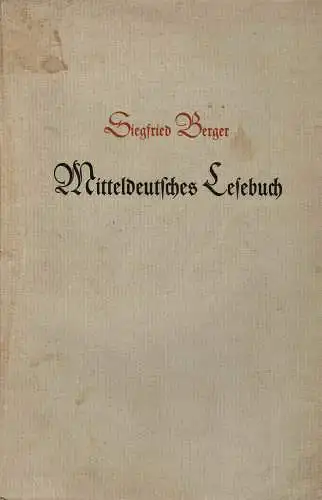 Mitteldeutsches Lesebuch. 