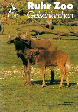 RuhrZoo Magazin / Jahresbericht 1986 (8. Jg., 1987). 