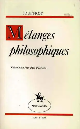 Mélanges philosophiques. 