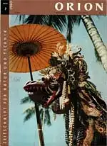 Orion. Zeitschrift für Natur und Technik. Jahrgang 1960. Heft 7. 