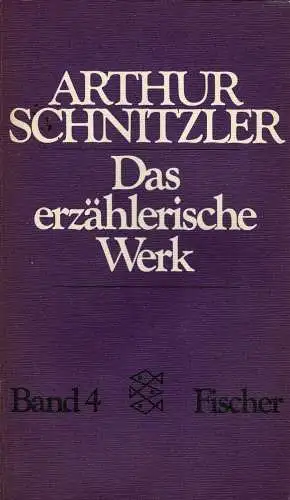 Das erzählerische Werk. Band 4. 