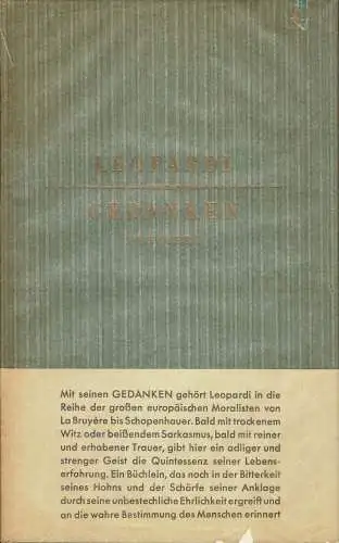 Gedanken. Pensieri. 