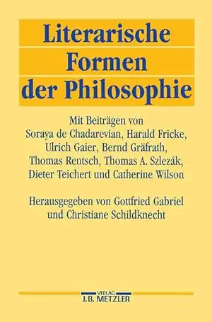 Literarische Formen der Philosophie. 