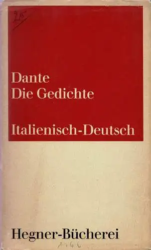 Dante. Die Gedichte. 