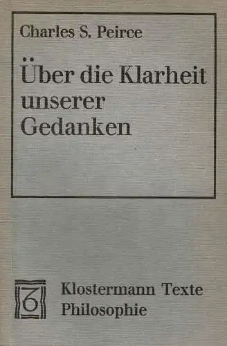 Über die Klarheit unserer Gedanken. 