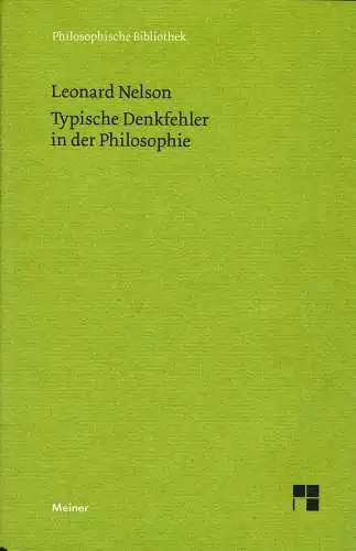 Typische Denkfehler in der Philosophie. 