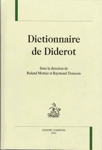 Dictionnaire de Diderot. 