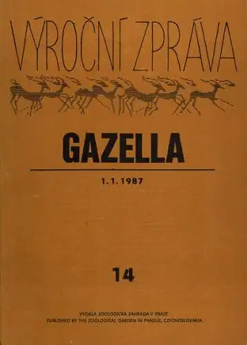 Gazella 14, including Ann.report 1986. 