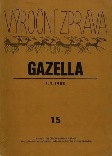 Gazella 15, including Ann.report 1987. 